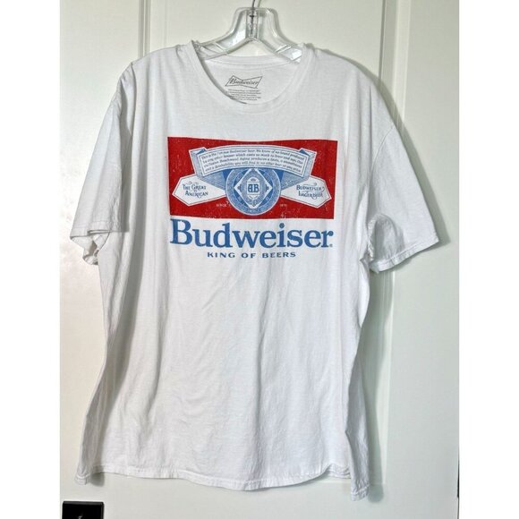 Budweiser‎ Short Sleeve Graphic Tshirt Mens XXL - Picture 1 of 6